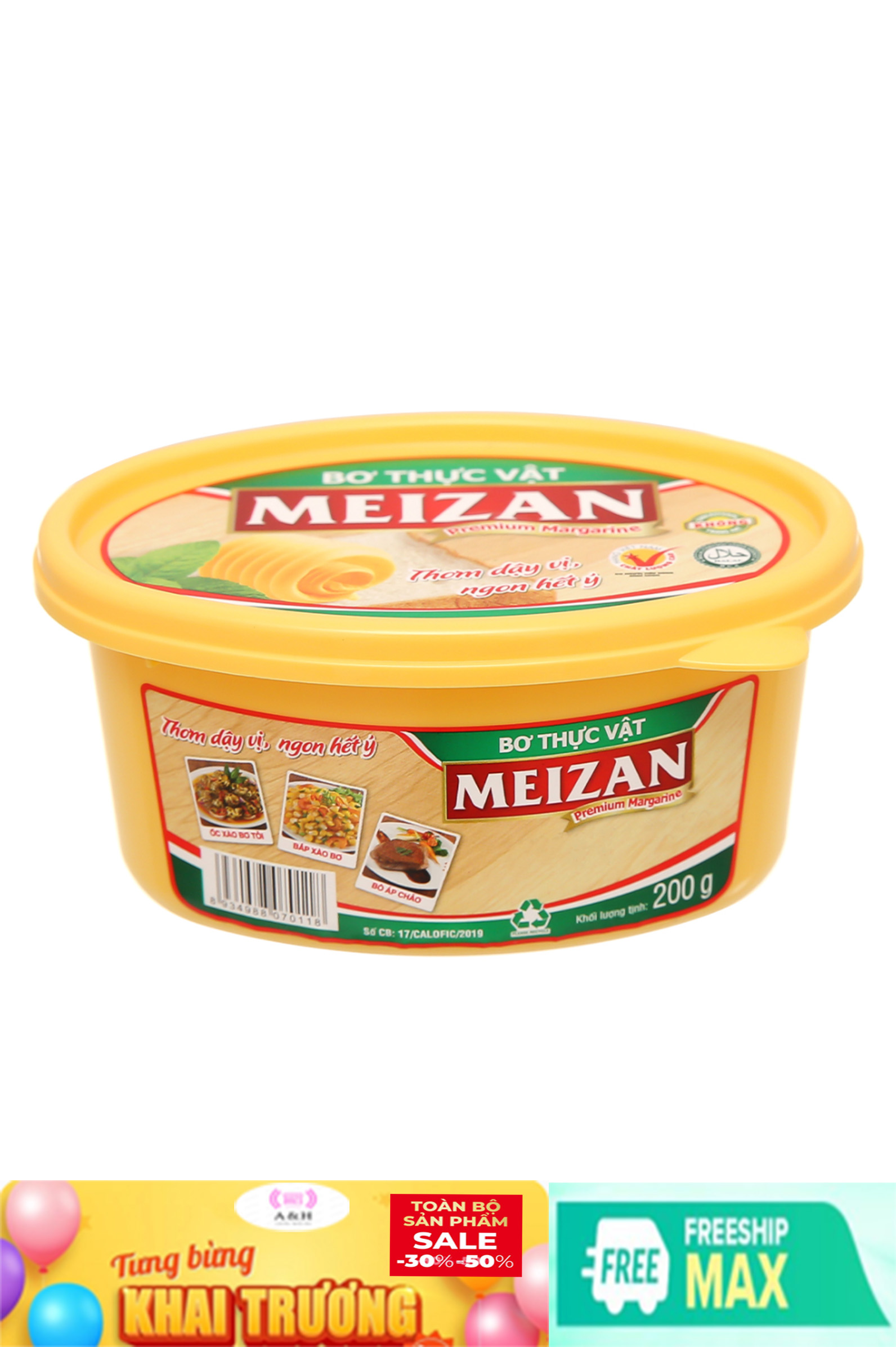 Bơ meizan date xa, hộp 200g .