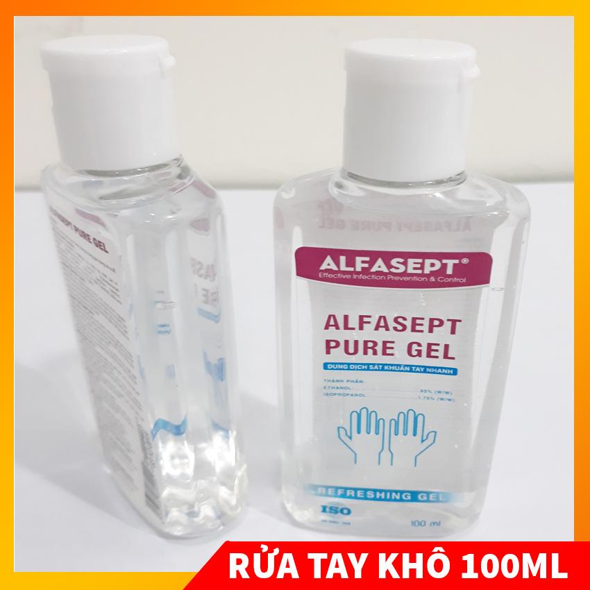 [TRỢ GIÁ Loại 100ML] Conora - Dung dịch rửa tay sát khuẩn - Dung dịch rửa tay khô sát khuẩn ALFASEPT diệt 95% vi khuẩn