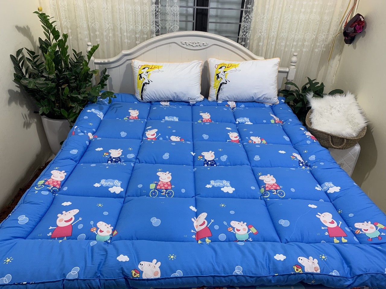 Topper Làm Mềm Nệm,Tấm Trải Sàn Cực Êm, Tăng Feelling Êm Ái Cho Bề Mặt Nệm,Hỗ trợ làm Mềm Nệm, Phục hồi Hư tổn Bề Mặt Nệm.Đủ Size,Nhiều Màu.