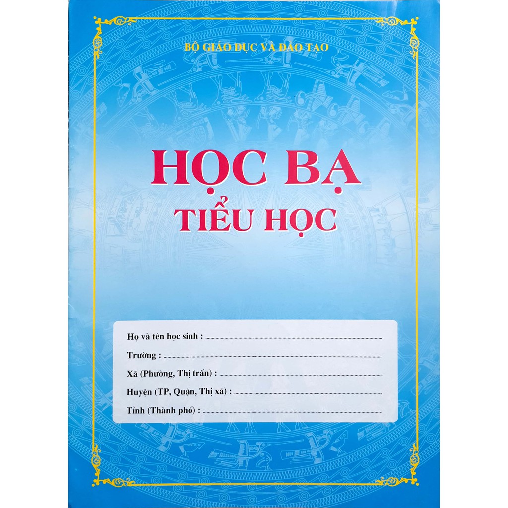 Sách - Học bạ tiểu học thông tư 22