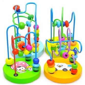 Mê cung luồn hạt - đồ chơi gỗ an toàn cho bé