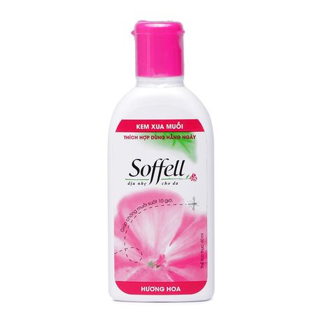 Soffell - kem chống muỗi hương hoa chai 60ml