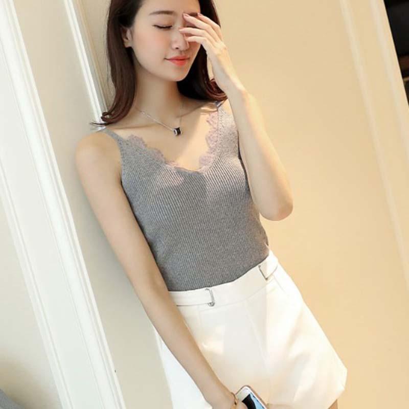 Áo len 2 dây phối ren mã: ah331.