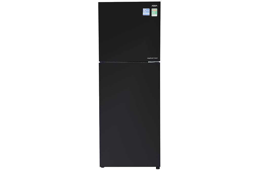 Tủ lạnh aqua inverter 345 lít aqr-ig356dn màu đen