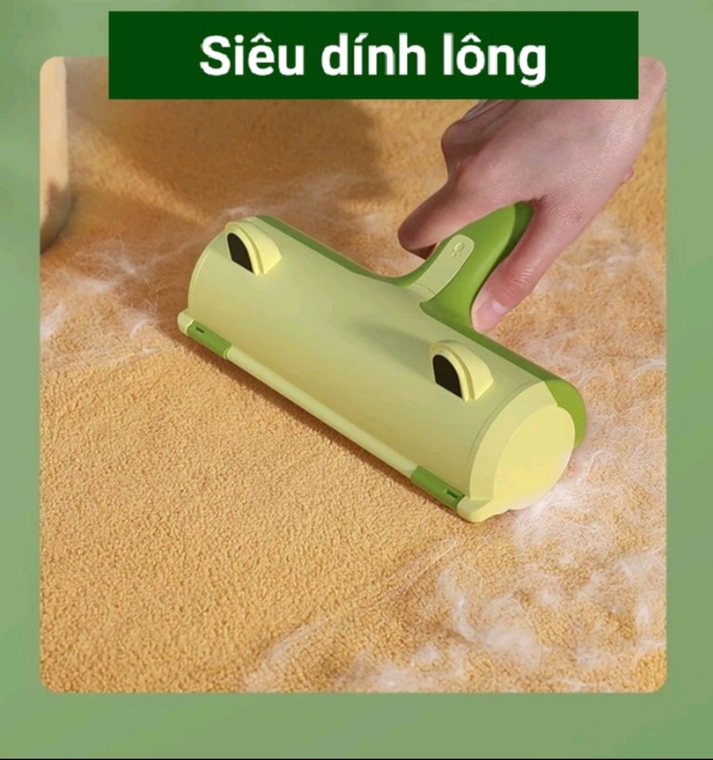 Cây Lăn Lông Chó Mèo Tĩnh Điện - Hút sạch lông chó mèo trên các bề mặt vải