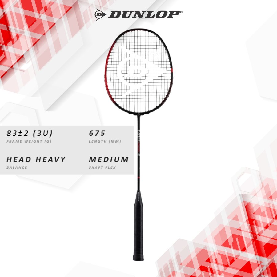 Vợt cầu lông Dunlop Z-STAR CONTROL 83- vợt tấn công - hàng nhập khẩu chính hãng - tặng kèm cuốn cán, bao đựng vợt