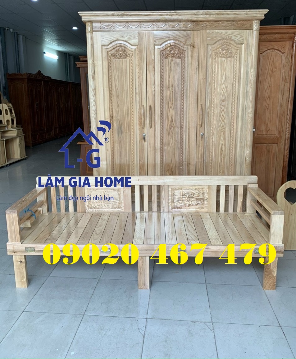 GIƯỜNG GỖ SỒI NGA MẪU GẤP RẤT TIỆN DỤNG