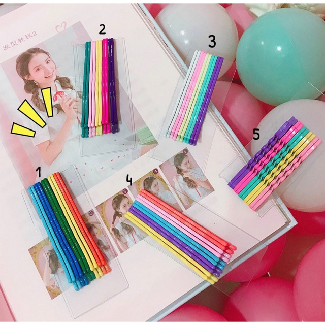 Kẹp tăm màu mè set 10c