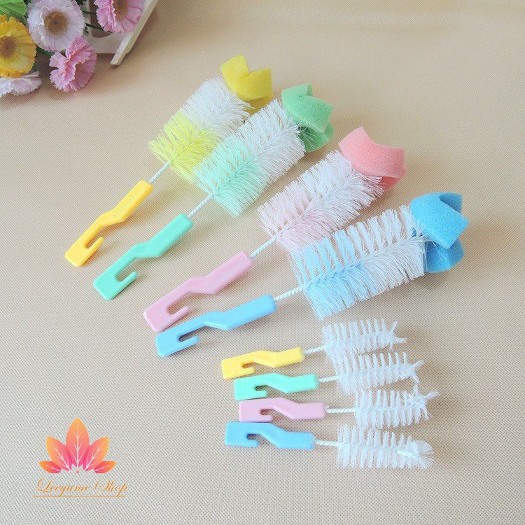 Bộ cọ rửa bình sữa & núm ti cho bé cao cấp