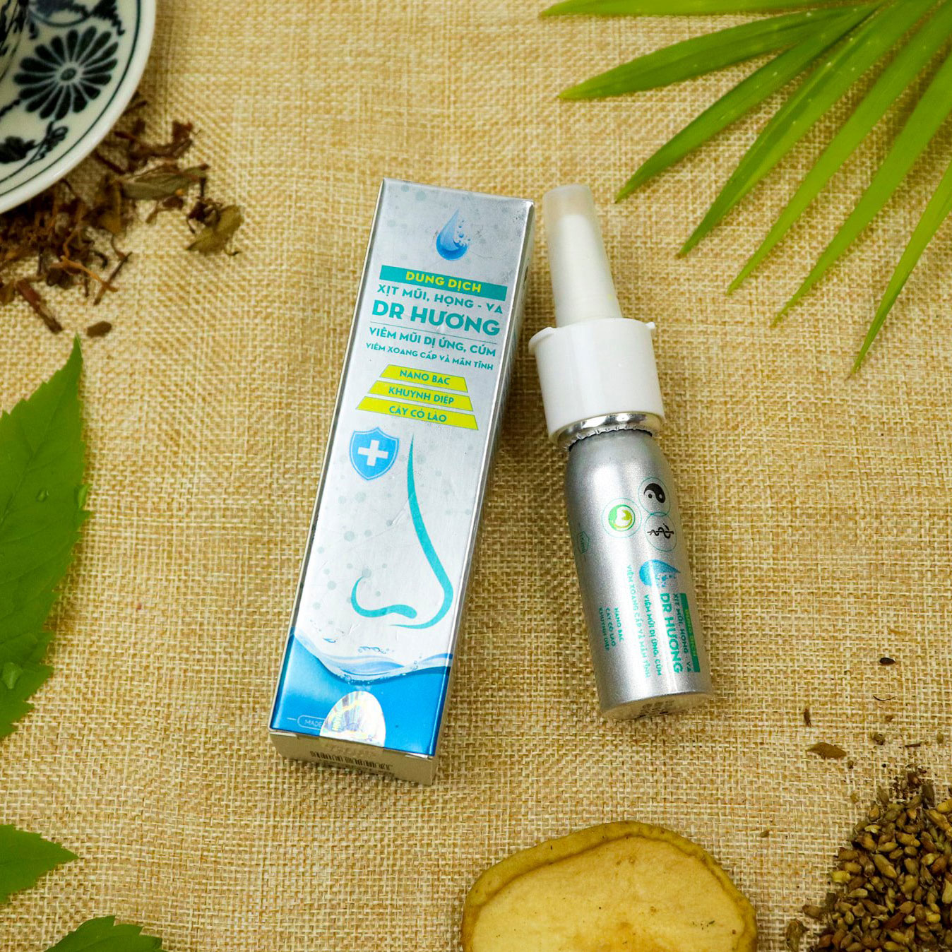 Dung Dịch Xịt Mũi giảm viêm xoang viêm mũi dị ứng Thanh Mộc Hương Dr Hương