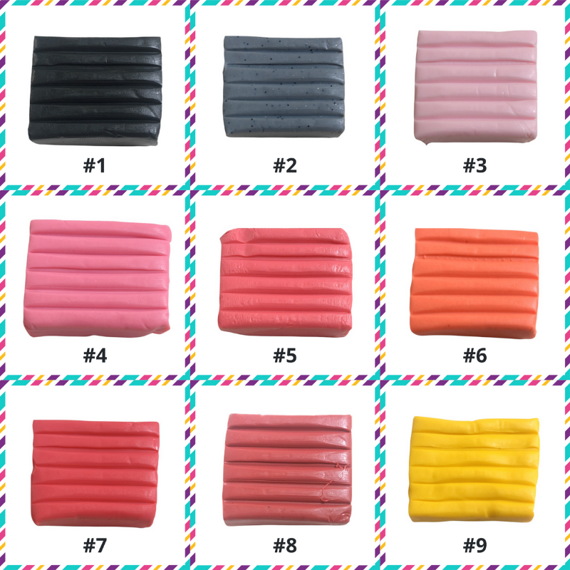 (Bộ 24 màu) Đất Sét Nung Polymer Clay [Hòa Tốc 30p] Đất Nặn An Toàn - 24 Màu - Cục 20gr