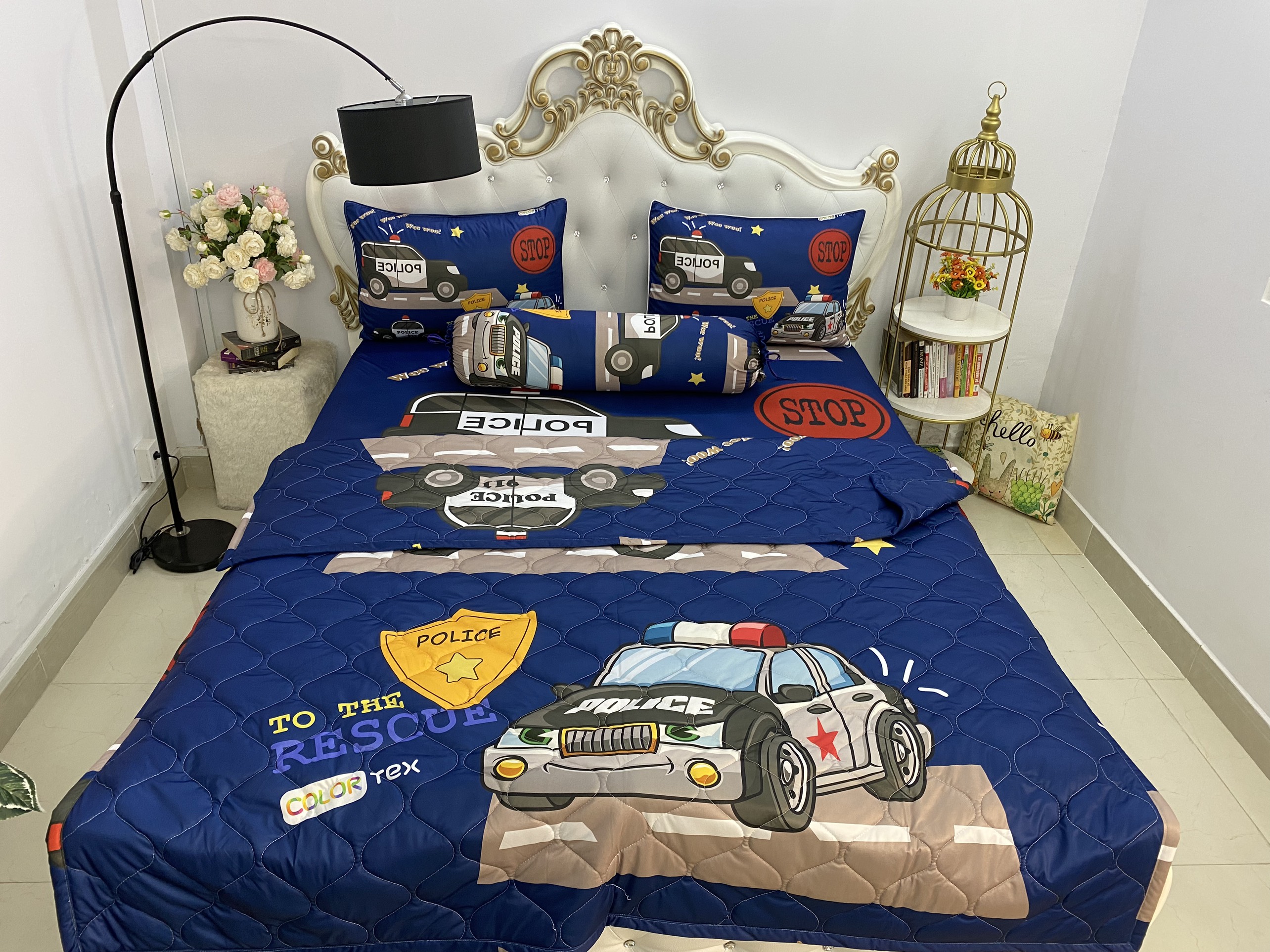 [HCM]Bộ Drap mền + áo gối { 5 món} thun Ý 5D Cao Cấp , mát lạnh, thấm hút tốt. đủ size