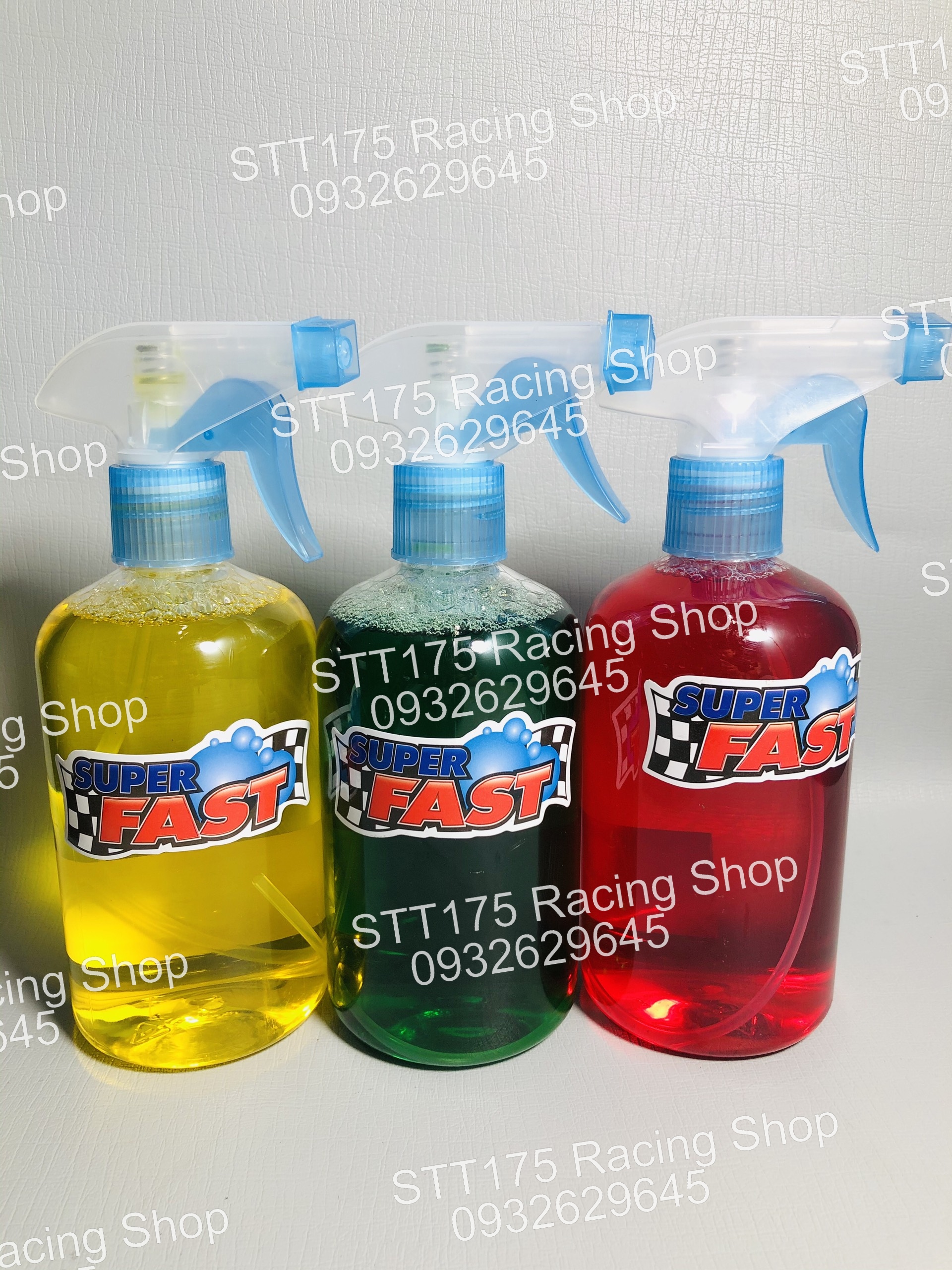 Dung dịch rửa xe super fast chai 500ml - màu đỏ