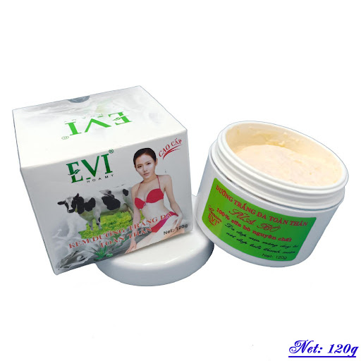Kem body siêu trắng cấp tốc tinh chất Sữa Bò Cao Cấp EVI