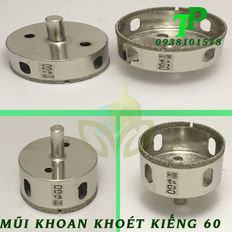 Mũi khoét kiếng phi 60, mũi khoét tường , khoét gạch , mũi khoan kiếng