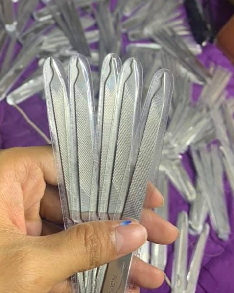 Cây lấy khóe, dao nhặt khóe, dũa móc câu, Thép không gỉ 100%, Siêu bén, Bộ dụng cụ & Phụ kiện làm móng Xuyên Cà Mau