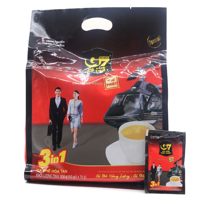 Cà Phê Sữa G7 3in1 TRUNG NGUYÊN (50 Gói) - Cam Kết Chính Hãng Trung Nguyên