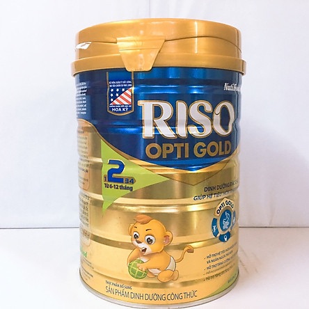 Sữa bột riso opti gold 2 850g