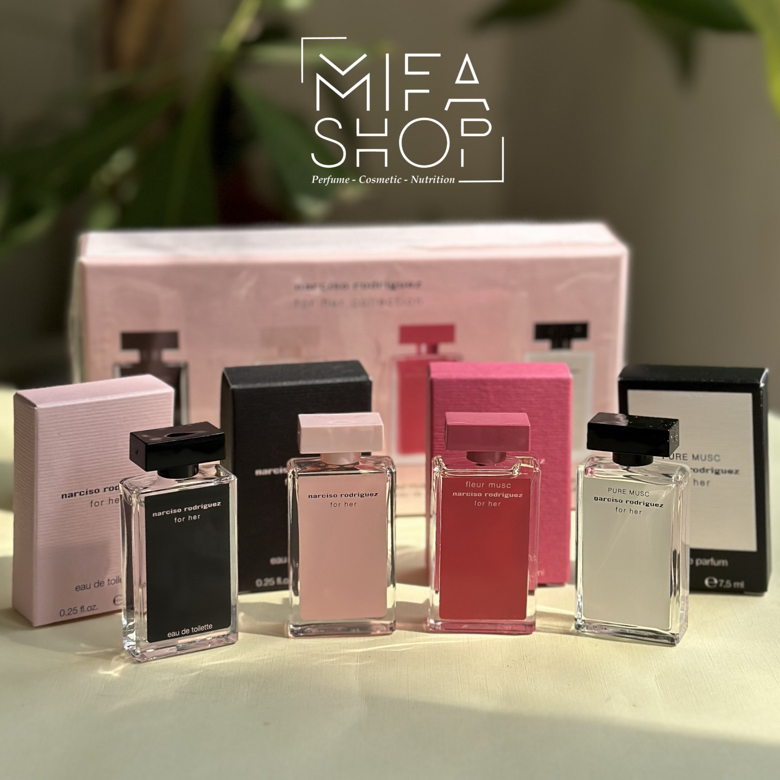 Bộ nước hoa narciso rodriguez for her mini 7.5ml x 4