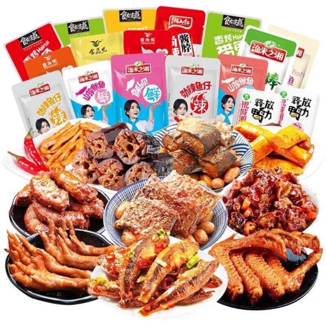 [CÓ SẴN] Sét 36 món ăn vặt Trung Quốc,sét ăn vặt trung quốc,sét ăn vặt nội địa trung quốc,đồ ăn vặt chua cay, Set đồ ăn vặt 36 món, Set Đồ Ăn Vặt Trung Quốc 36 Gói Thập Cẩm, [Sẵn] SET 36 GÓI ĂN VẶT TRUNG QUỐC,