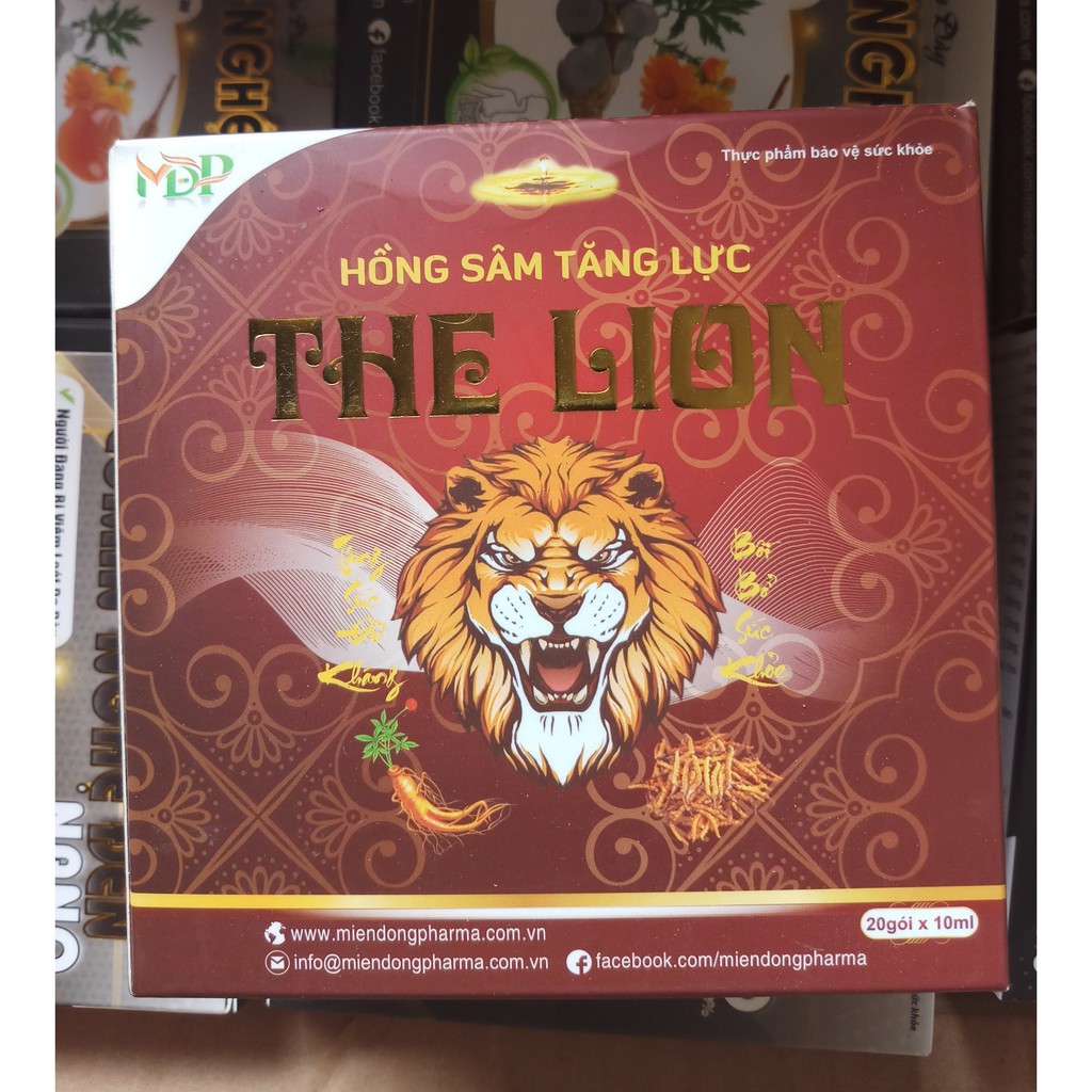 HỒNG SÂM TĂNG LỰC THE LION20 ống