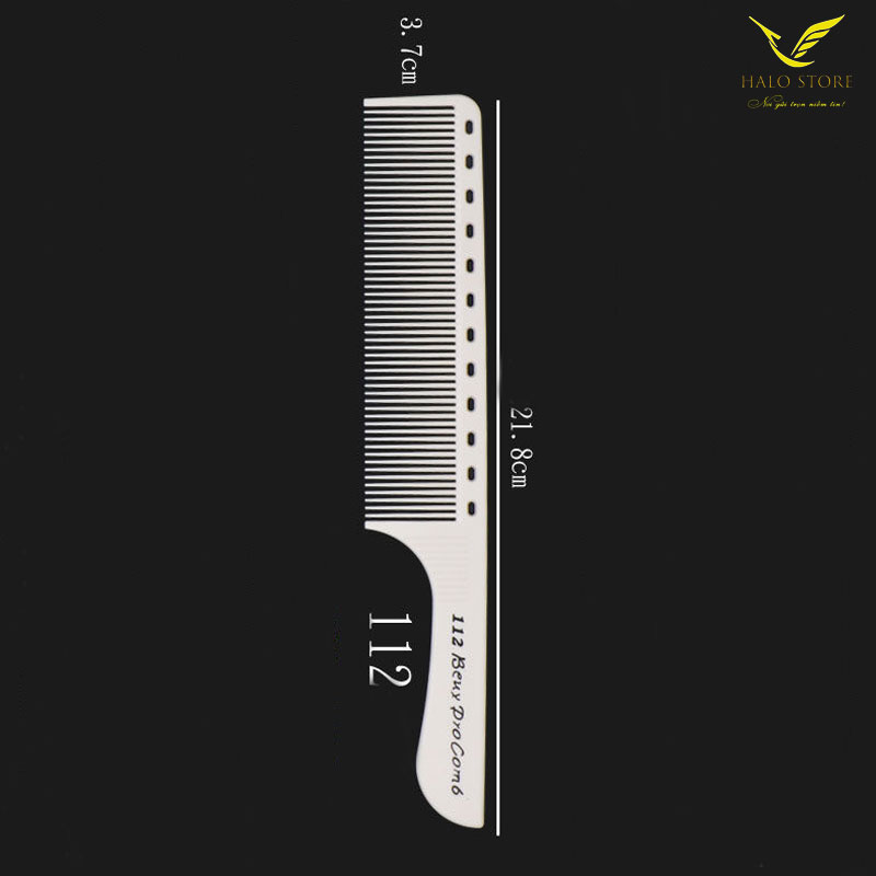 Lược Cắt Tóc Bản To BeuyPro 112 Dùng Cho Barber Lược Mỏng Rất Cứng Cáp