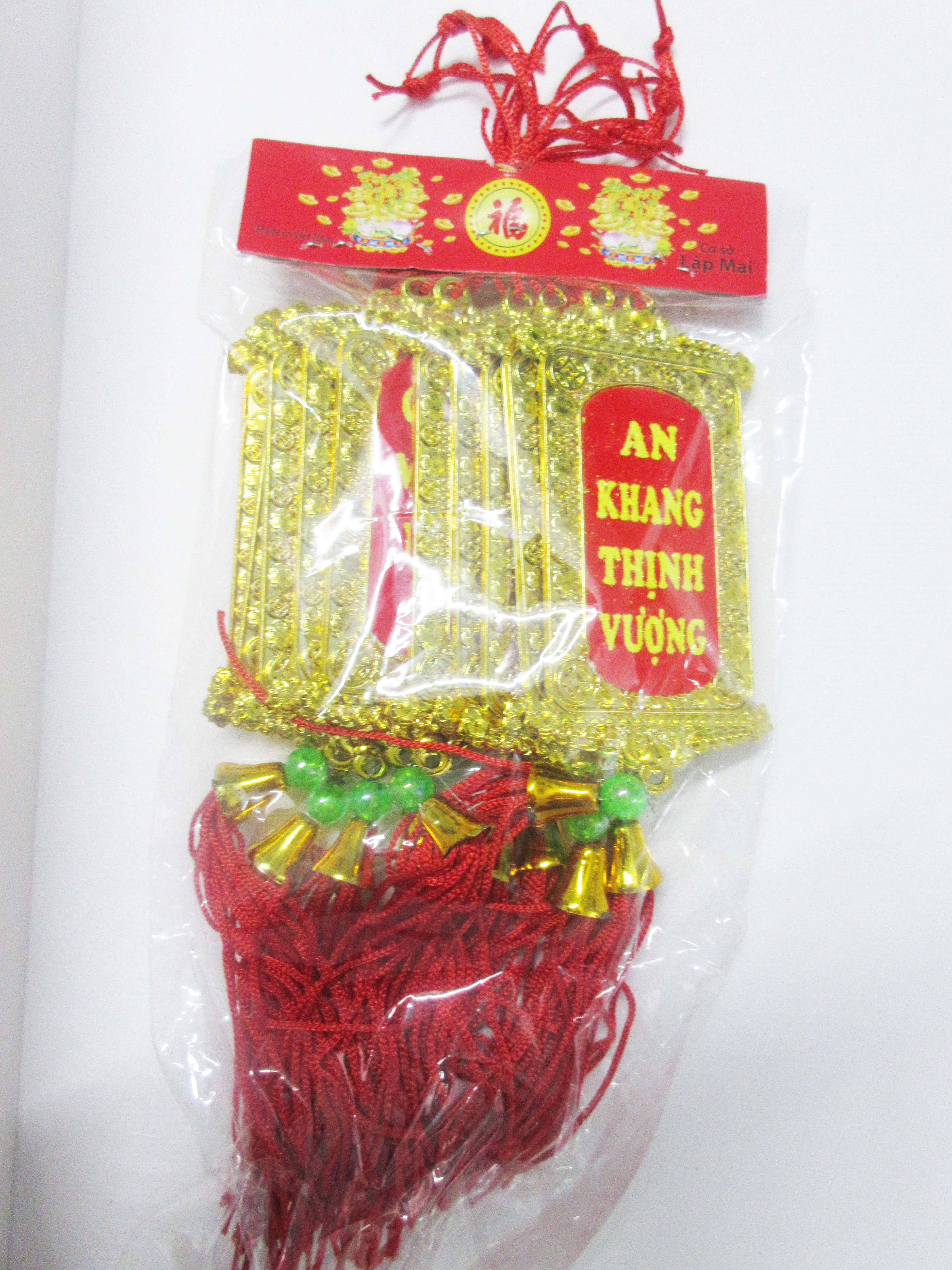 10 dây treo Tết, liễn treo Thẻ bài câu đối chúc tết trang trí Tết ,treo trên cây hoa