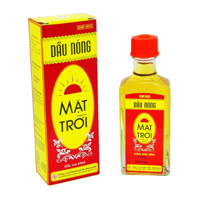 Dầu nóng mặt trời chính hãng - opc - chai 60ml