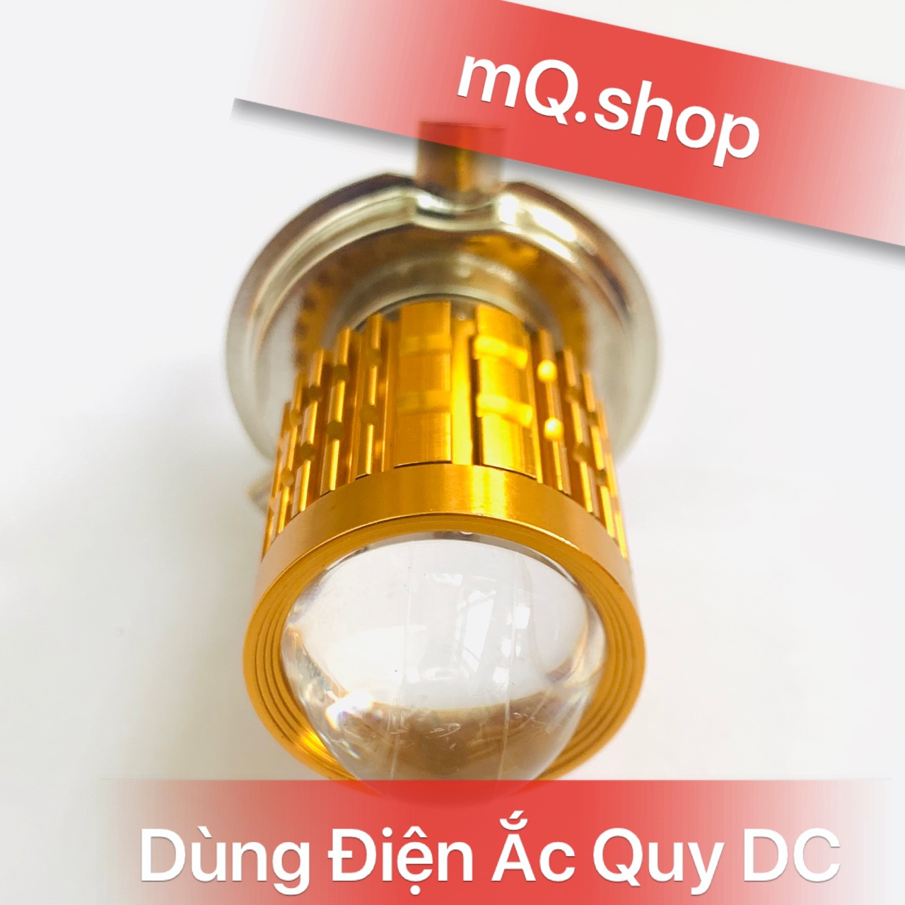 Đèn pha led bi cầu 2 mầu cos vàng pha trắng hot