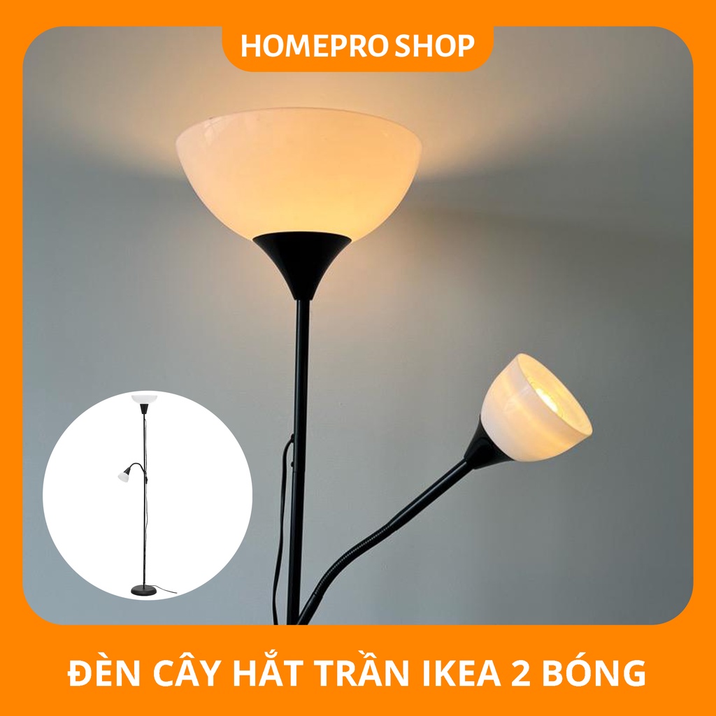 Đèn cây để sàn hắt trần ikea tågarp 2 bóng - tagarp chính hãng