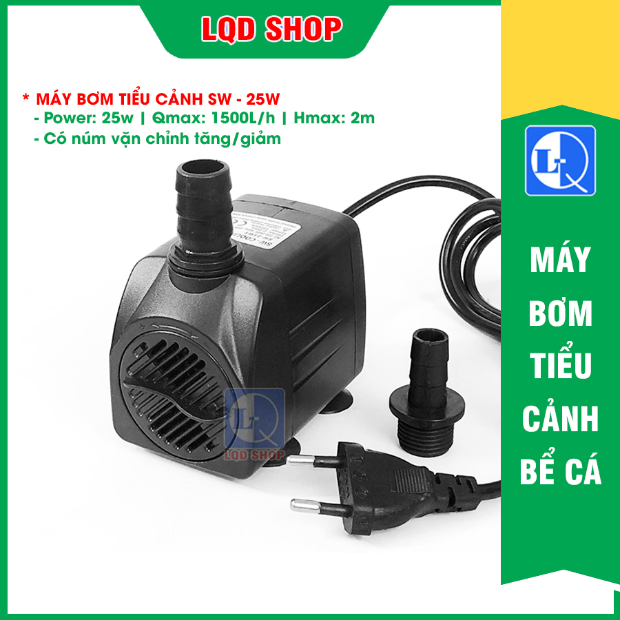 Máy bơm thác nước 25w - tiểu cảnh, non bộ