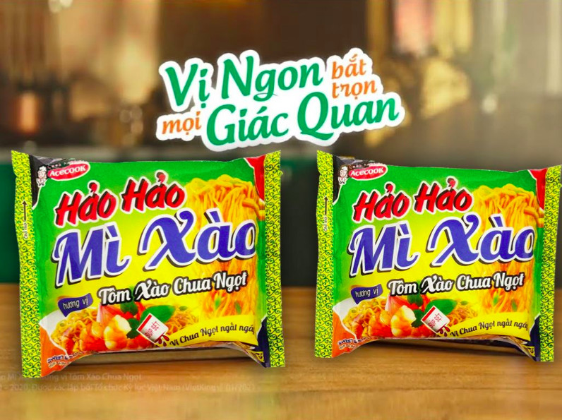 Mì Hảo Hảo xào tôm xào chua ngọt 75g