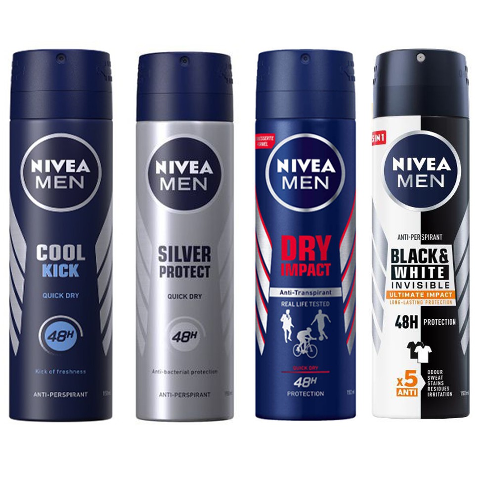 Xịt khử mùi nam NIVEA Men sịt khử mùi nam nivea 150ml