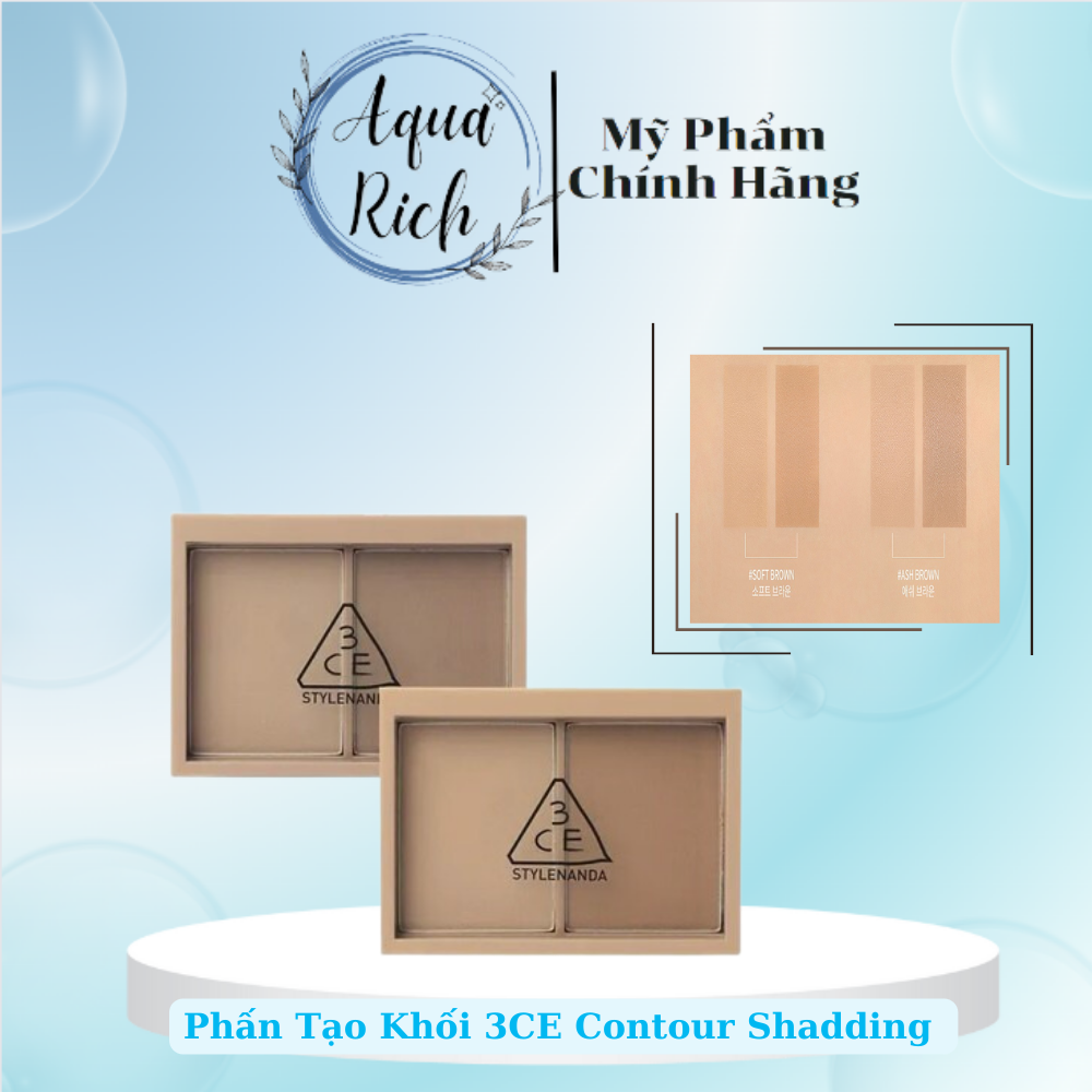 Phấn tạo khối 2 màu 3ce contour shading 8.5g