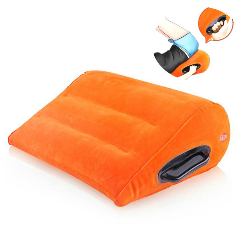 Gối bơm hơi dành cho người lớn Tam giác Magic Wedge Pillow Đệm cho các cặp đôi Tấm đệm hỗ trợ cơ thể Tấm đệm lưng Đệm