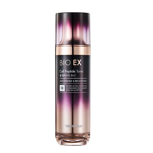 Nước hoa hồng dưỡng ẩm, trắng da TonyMoly BIO EX Cell Peptide Toner 130ml