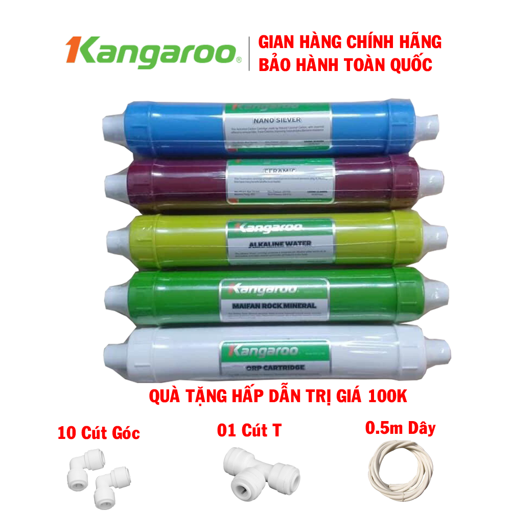 Bộ lõi lọc nước Kangaroo 56789 - Bộ lõi lọc khoáng máy lọc nước Kangaroo - Hàng chính hãng