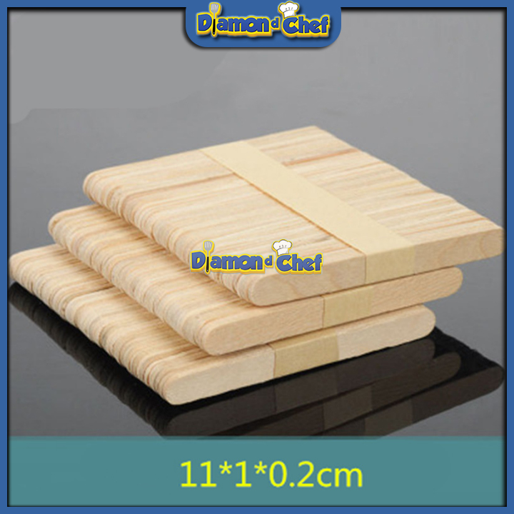 50 que kem gỗ / làm kem que / đồ handmade 110.2cm loại đẹp