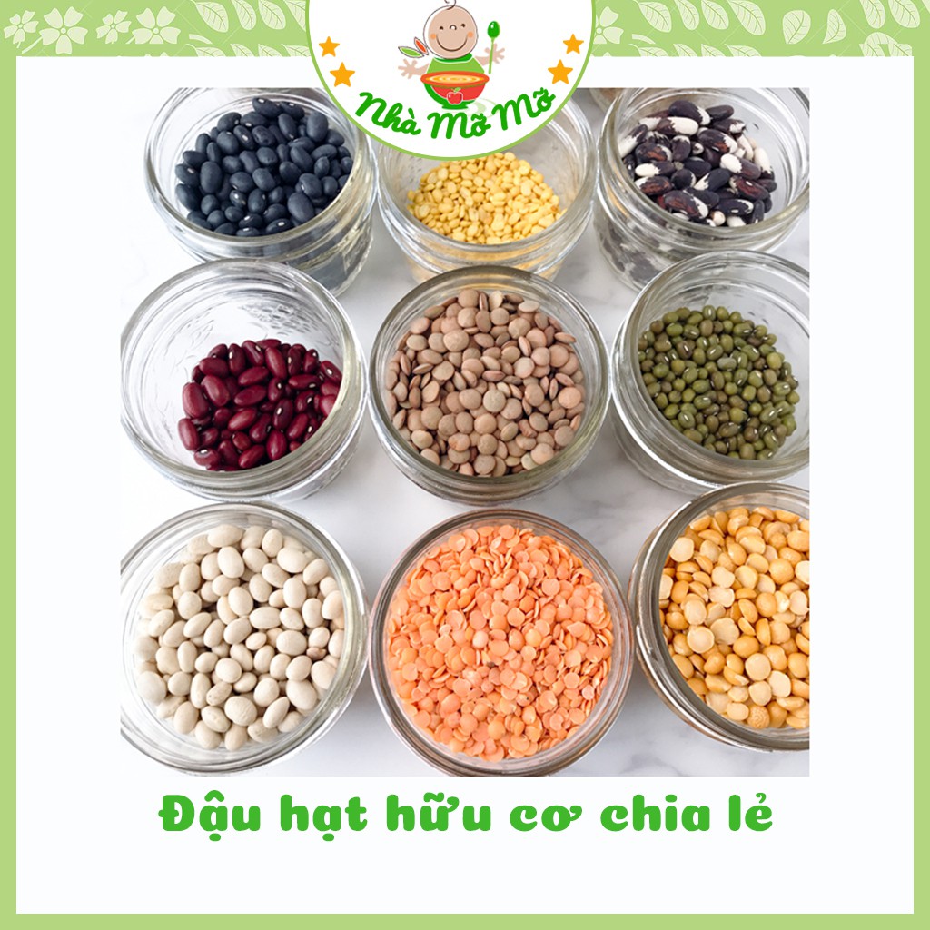 Yến mạch đậu gà hạt chia đậu lăng đỏ hữu cơ markal chia lẻ cho bé ăn dặm - nhà mỡ mỡ