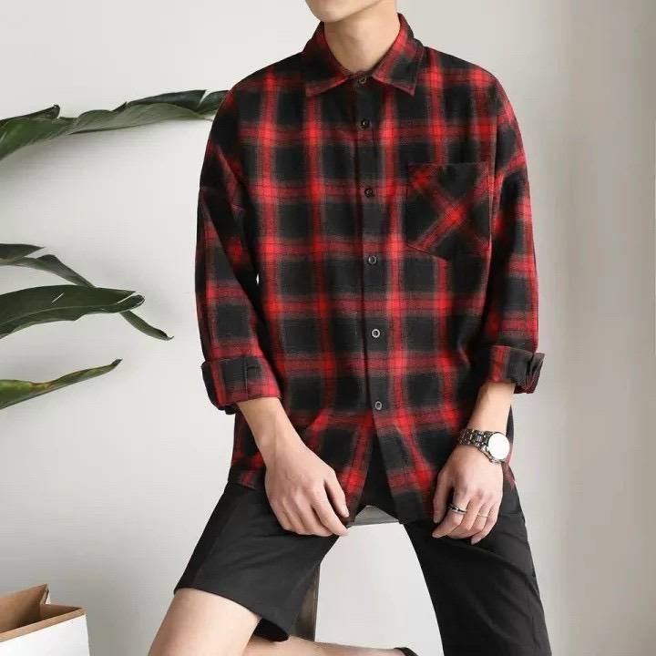 ÁO SƠ MI CARO QUỐC DÂN NAM NỮ CỰC CHẤT PHONG CÁCH UNISEX BBY
