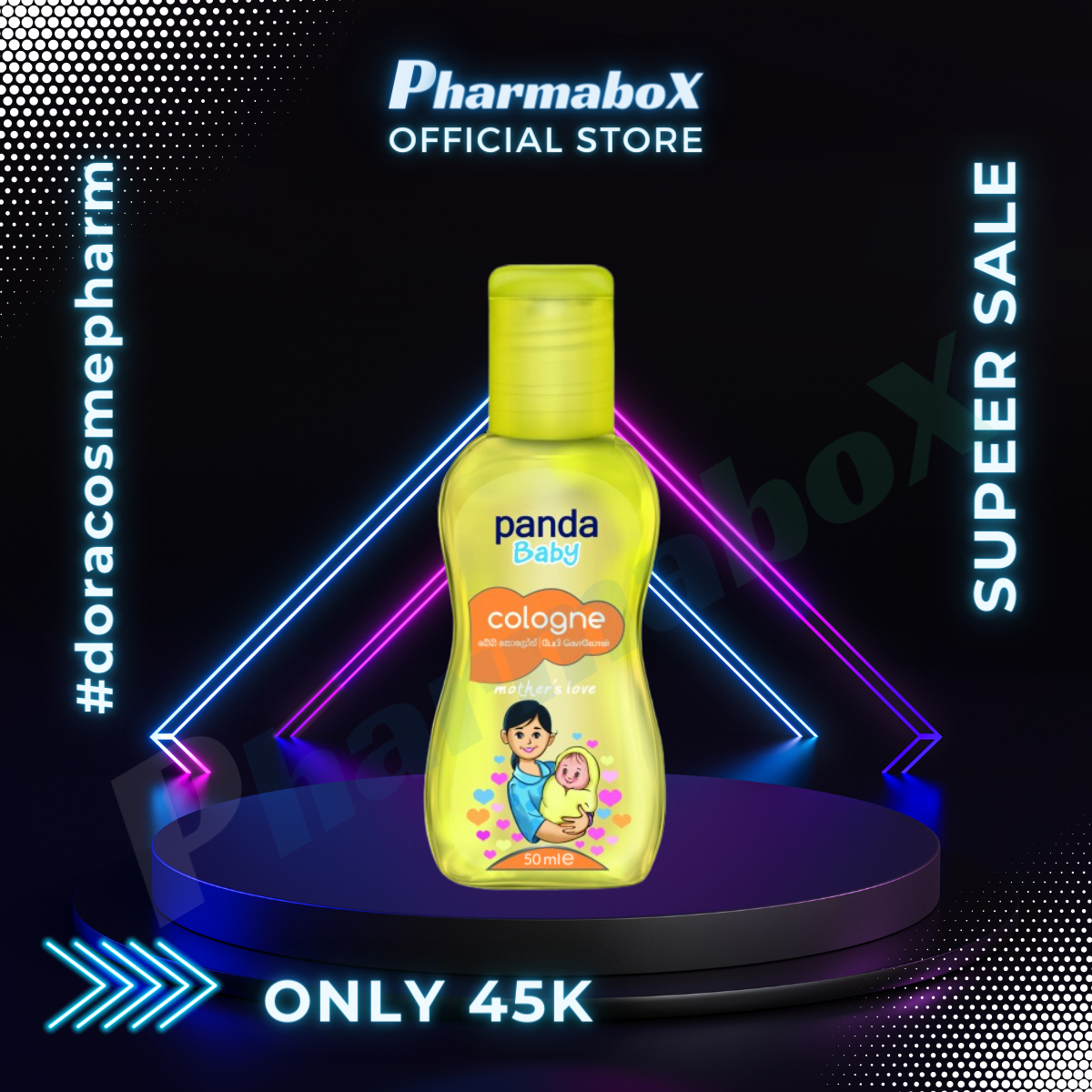 [Freeship Max - Quà tặng đơn từ 135k] Nước hoa cho bé Panda Baby Cologne Mother's Love 50-100ml