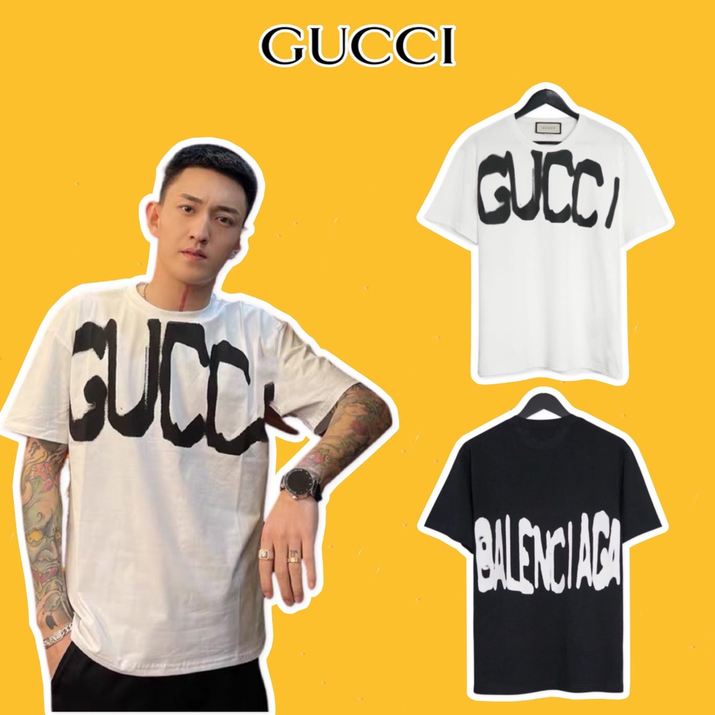 Gucci x Balenciaga Collab shirt Mens Fashion Tops  Sets Tshirts   Polo Shirts on Carousell