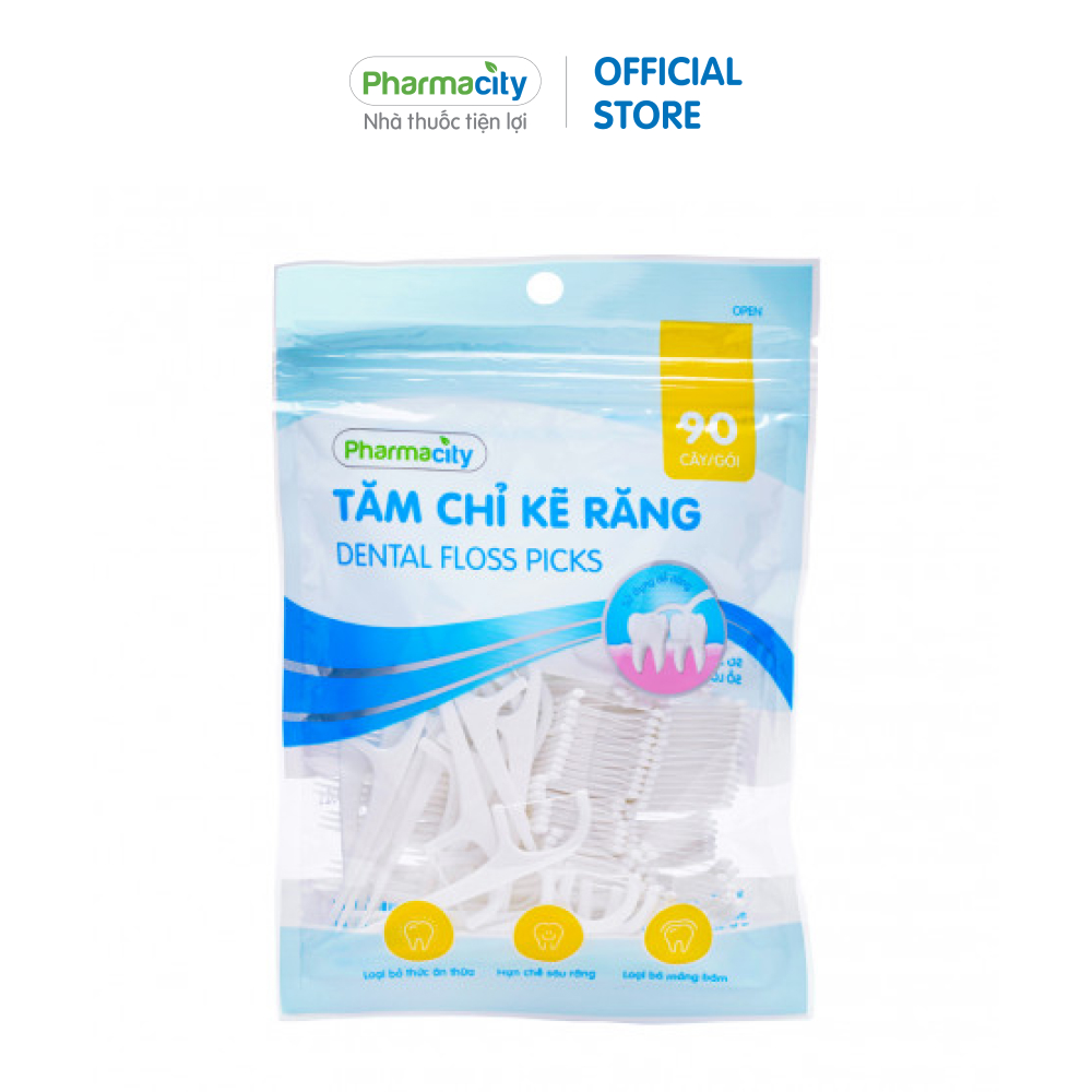 Tăm chỉ kẽ răng Pharmacity (Gói 90 cây)