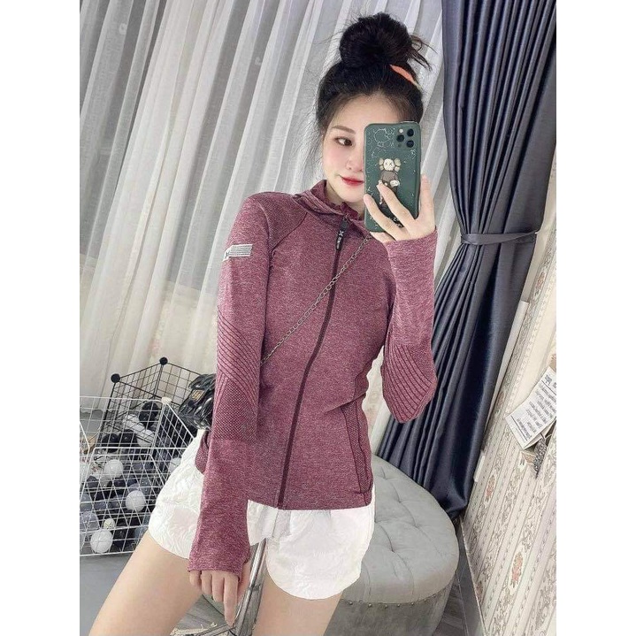 Áo Khoác Nữ Vải Mỏng, Nhẹ, Mát Ôm Body, Tôn Dáng