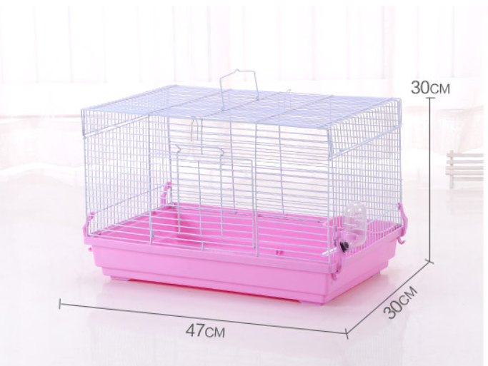 Lồng size đại kích thước 30x47x30 cho hamsters,bọ ú, nhím kiểng, thỏ baby và các loại vật nuôi size nho khác - Ula Pets...