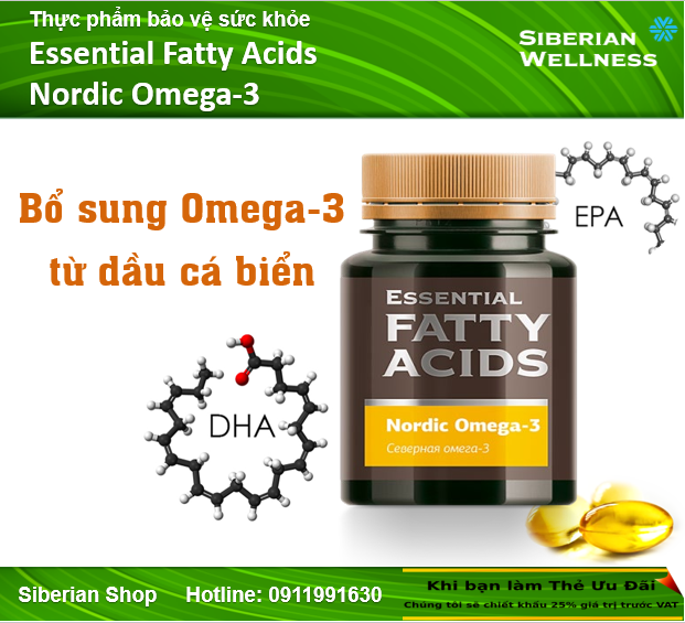 Essential Fatty Acids Nordic Omega3 (30 viên) Giá Tốt Tháng 12/2022