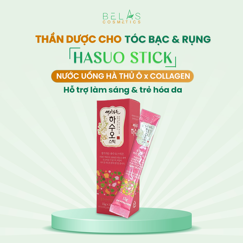 HASUO STICK - CHÂN ÁI CHO TÓC BẠC SỚM & GÃY RỤNG