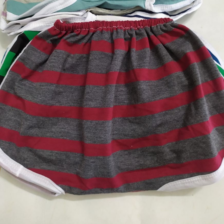 Quần đùi kẻ sọc cho bé trai bé gái 6-18kg