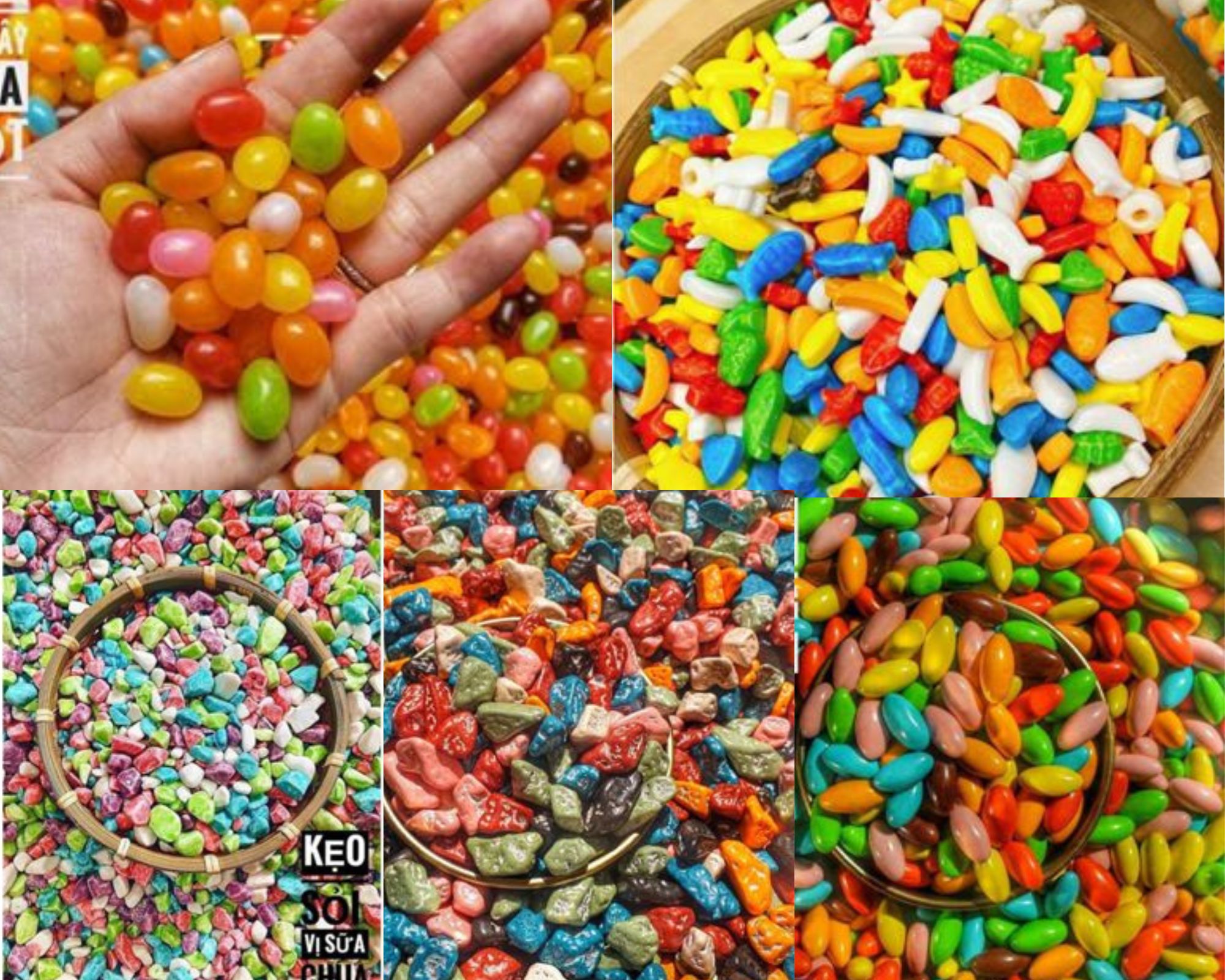 1 KG- Kẹo mix thập cẩm nhiều vị