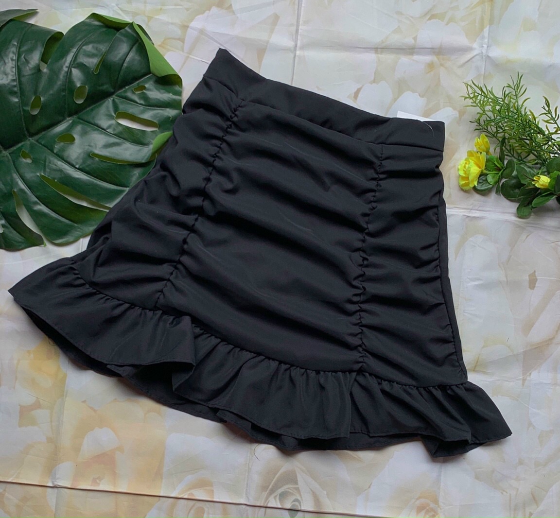 Chân váy đuôi cá nhún lưng thun dây kéo sau đẹp from 50kg trở lại